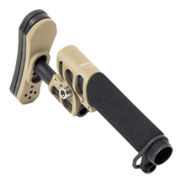 Odin Works Zulu Adjustable Stock Kit w/ Padded Pistol Buffer Tube & End Plate, Flat Dark Earth