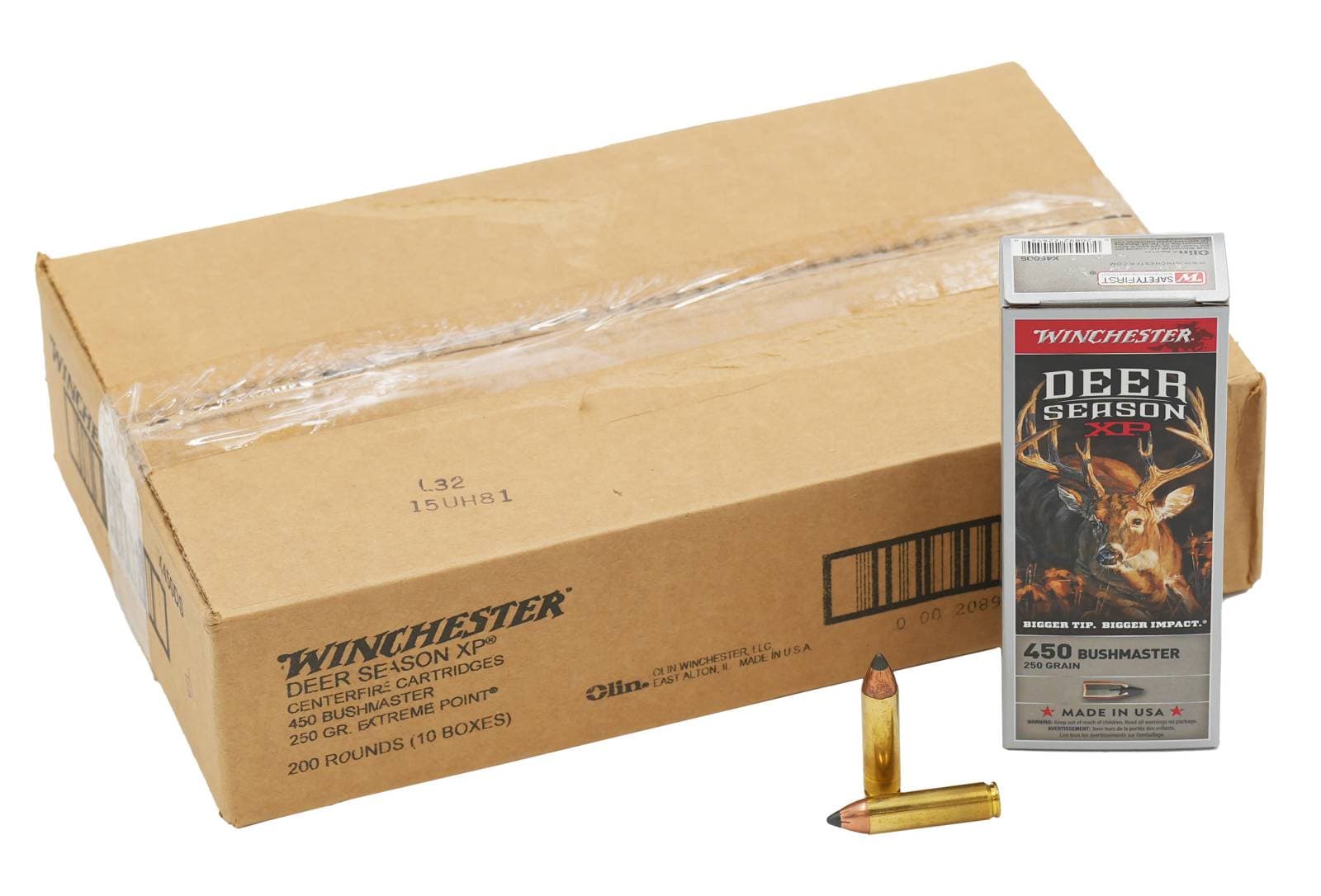 Winchester Ammo Deer Season Xp 450 Bushmaster 250 GR Extreme Point 20RDS 1