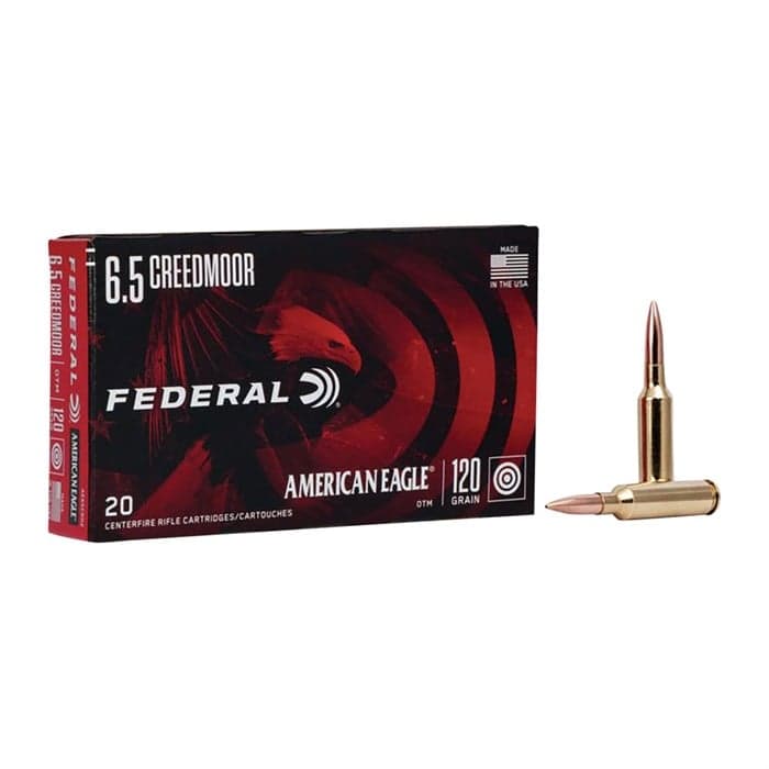 American Eagle 6.5mm Creedmoor 120gr Open Tip Match 200/Case
