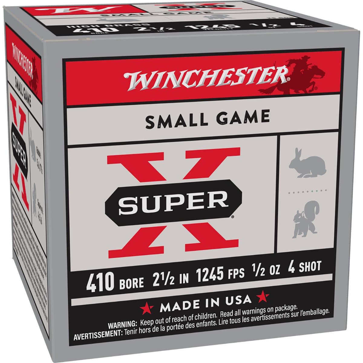 Super-X 410 Bore 3" 3/4oz #7.5 Shot 250/Case