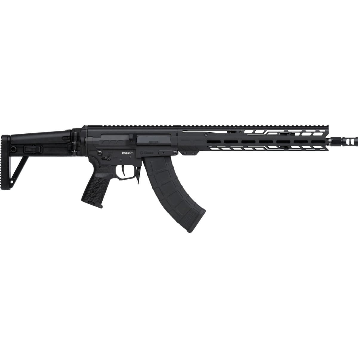 CMMG Dissent MK47 7.62x39mm 14.30" AR Rifle, Black - 86A7F0B-AB