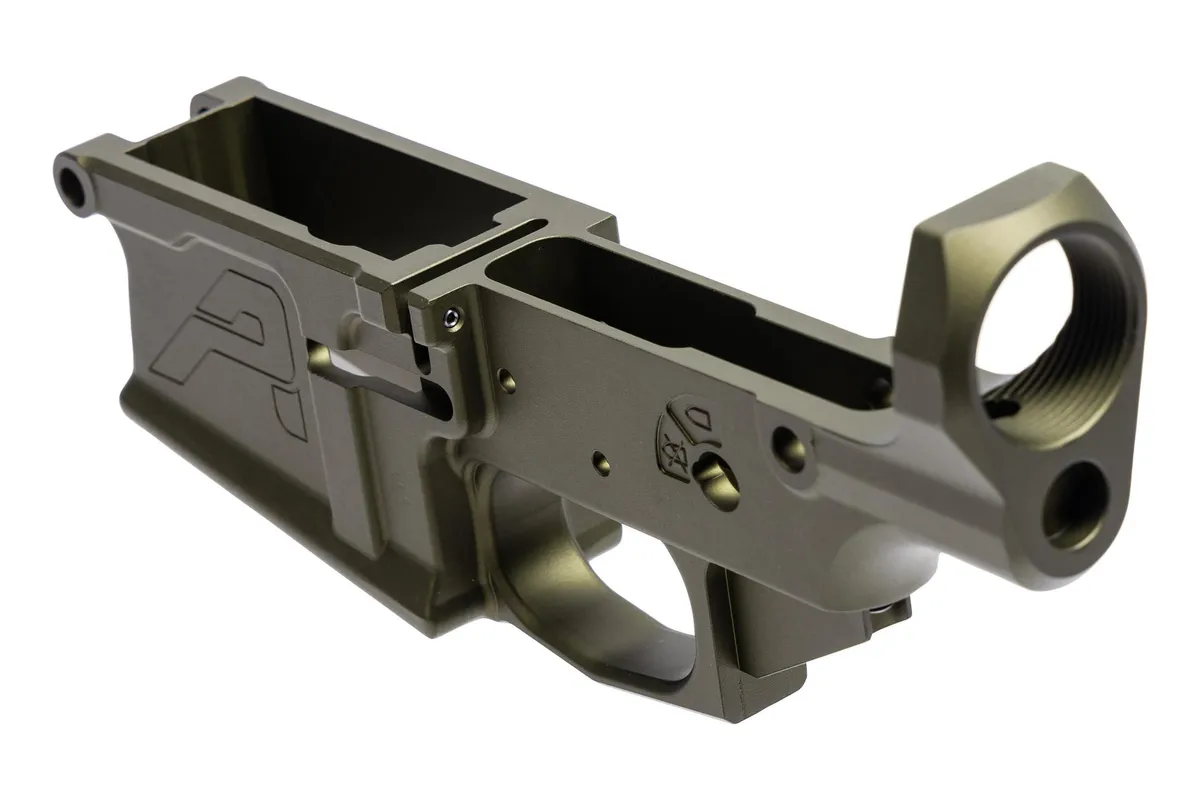 Aero Precision M5 AR-10 Stripped Lower Receiver Anodized OD Green - Lower Receiver for AR-15 - view 5
