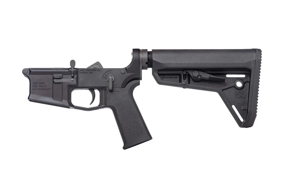 Aero Precision M4e1 Lower Complete W/ Moe Sl Grip & Sl Stock - Lower Receiver for AR-15 - view 1