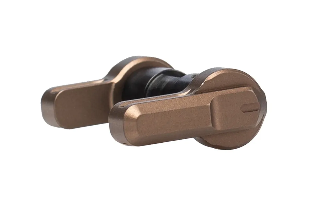 Aero Precision M4E1 PRO Ambidextrous Safety Selector - Kodiak Brown - Safety for AR-15 - view 1
