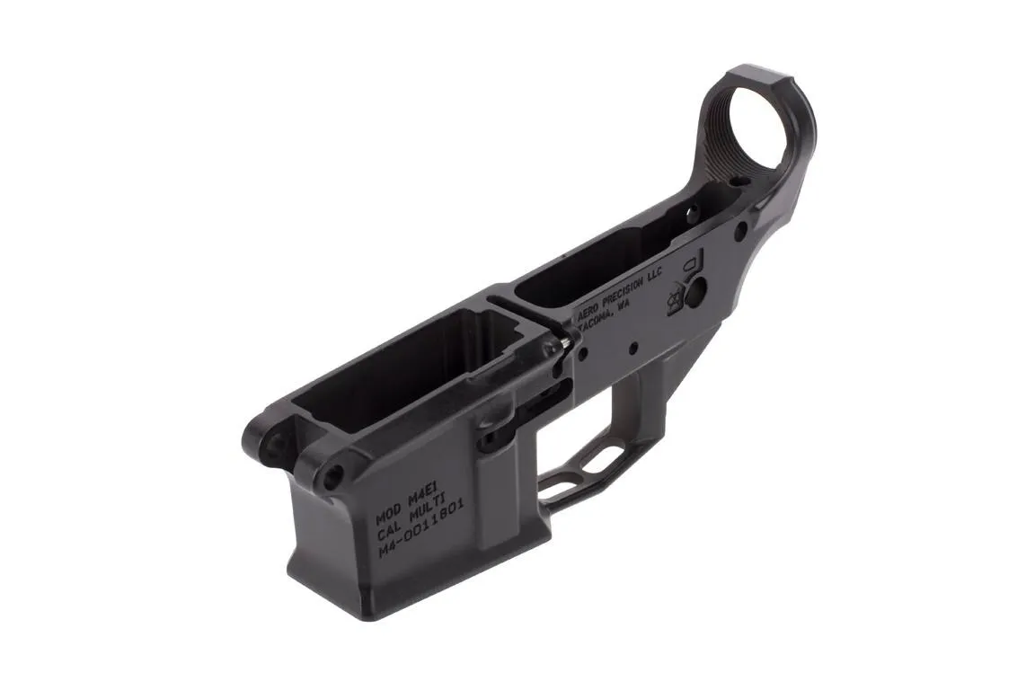 Aero Precision M4e1 Stripped Ar-15 Lower Receiver - Black - Lower Receiver for AR-15 - view 1