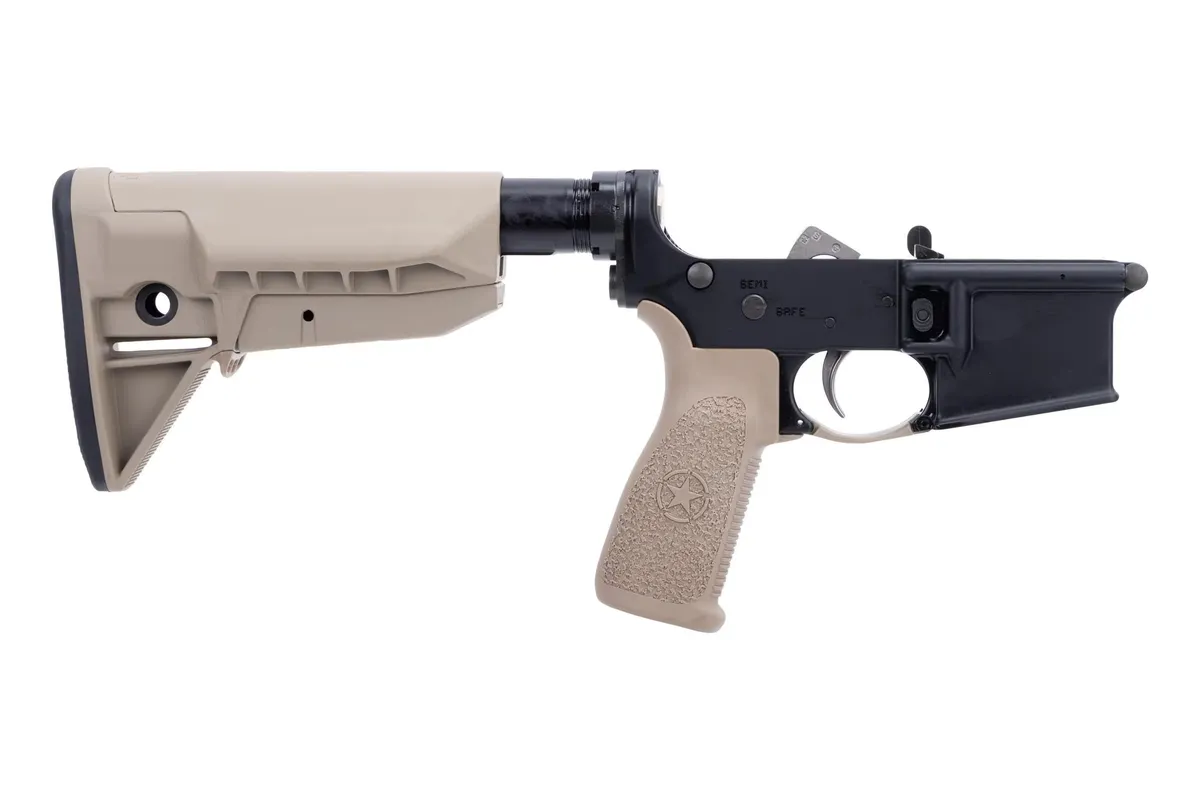 Bravo Company Manufacturing Bcm4 Ar-15 Complete Lower Receiver - Gunfighter Mod 0 Stock - Fde - Lower Receiver for AR-15 - view 1