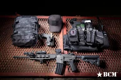 Bravo Company Manufacturing BCMGUNFIGHTER KAG Kinesthetic Angled Grip - Picatinny - Black - Foregrip for AR-15 - view 3