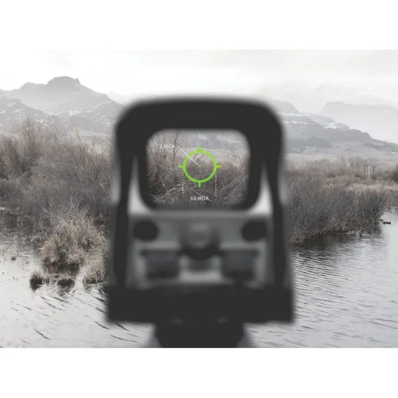 Eotech 3x30.5mm x 21.6mm Holographic Hybrid Green Dot Sight - HHSGRN - Optic - view 4