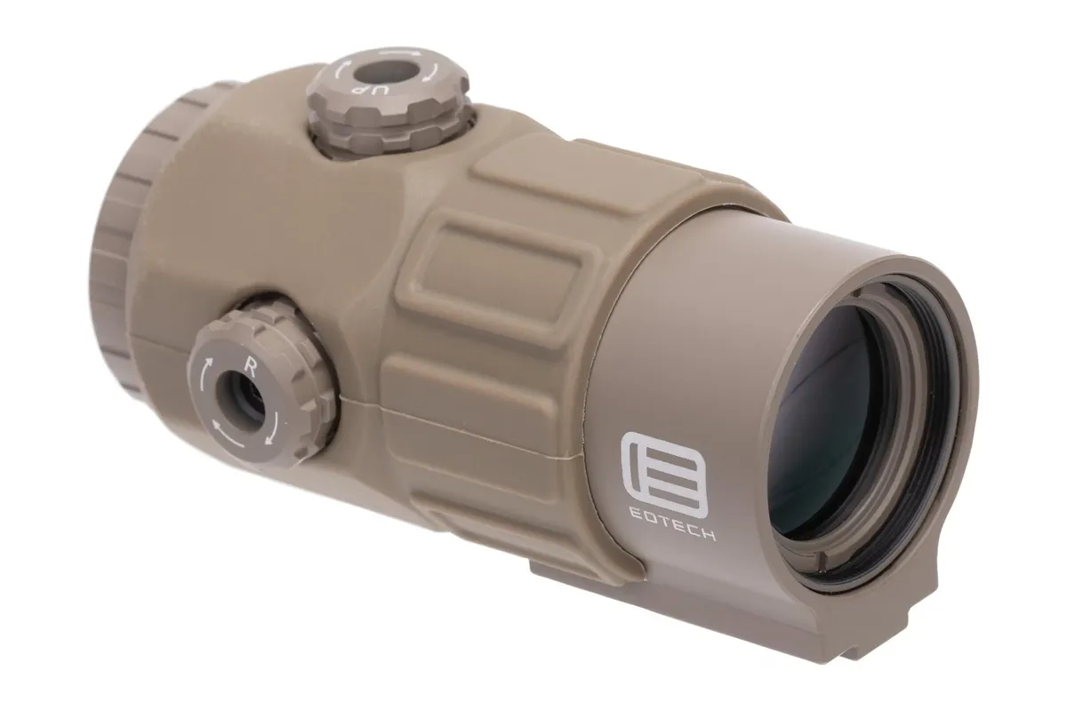 EOTech G45 5X Magnifier No Mount Tan Fixed Magnification 2.6" Eye Relief 4.4° Field of View - Magnifier - view 1