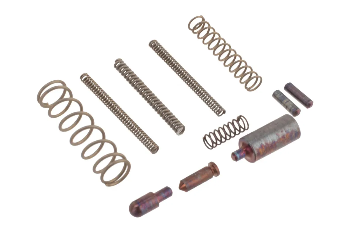 Fortis Manufacturing Fortis Enhanced Detent & Spring Kit - Stainless Steel - Takedown Pin for AR-15 - view 1