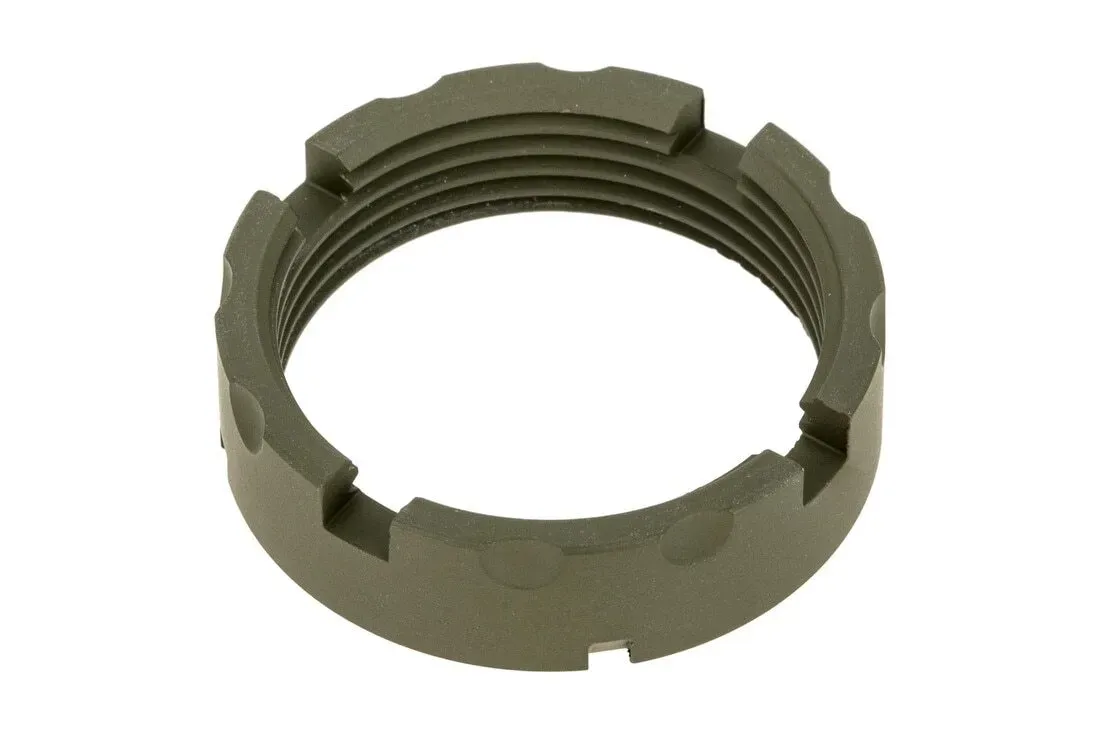 Forward Controls Design 4140 Billet Castle Nut - Od Green Cerakote - Castle Nut - view 1