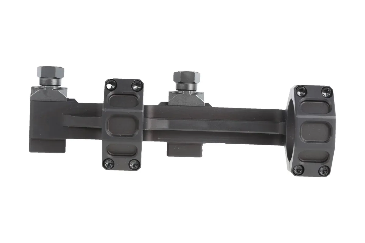 Geissele Automatics Super Precision AR-15/M4 30mm 7075 T6 Aluminum Extended Scope Mount, Hardcoat Anodized Black - 05381B - Optic Mount - view 3