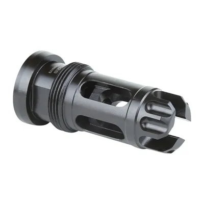 Griffin Armament Taper Mount Flashcomp - 1/2x28 Flashcomp 5.56mm Black - Muzzle Device for AR-15 - view 1