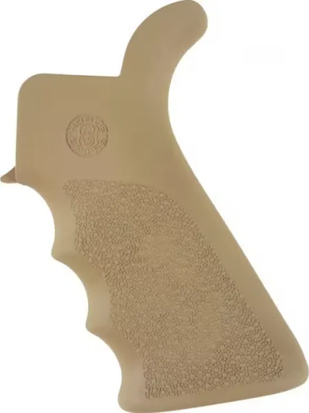 Hogue Overmolded Beavertail Grip Rubber Desert Tan - Pistol Grip for AR-15 - view 1