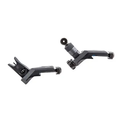 Knights Armament Ar-15 Flip-Up 45 Degree Offset Sight Set Clamp Mount Blk - Iron Sights for AR-15 - view 1