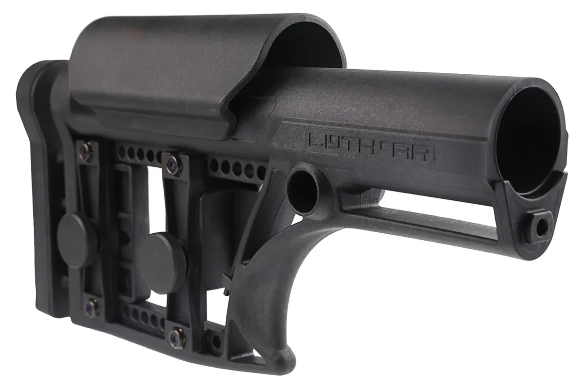 Luth-Ar Llc Ar-15 Modular Stock Assy Fixed Rifle Length Blk - Stock & Brace for AR-15 - view 3