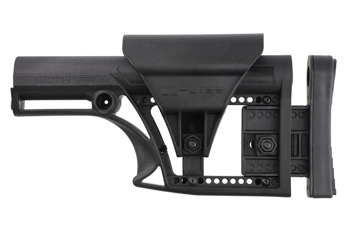 Luth-Ar Llc Ar-15 Modular Stock Assy Fixed Rifle Length Blk - Stock & Brace for AR-15 - view 1