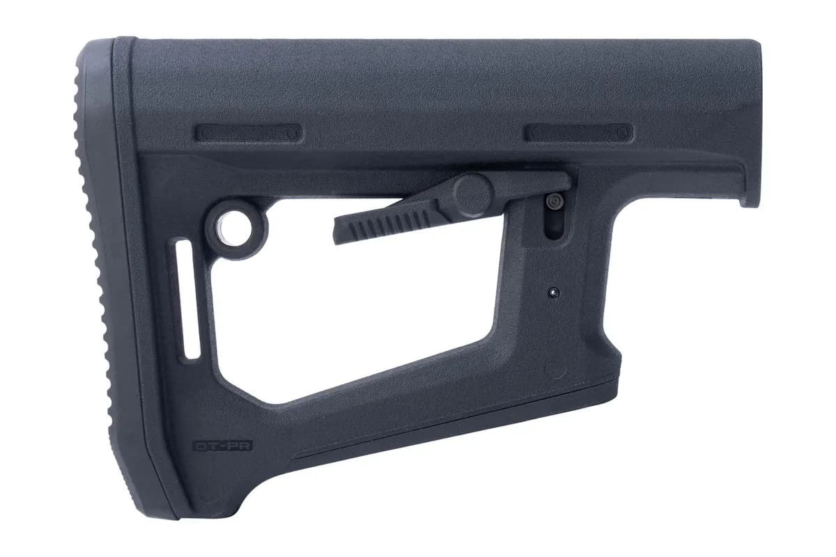 Magpul DT-PR Carbine Stock Black - Tactical DT-PR Carbine Stock for Optimal Shooting Performance and Durability - MAG1447-BLK - Stock & Brace for AR-15 - view 1