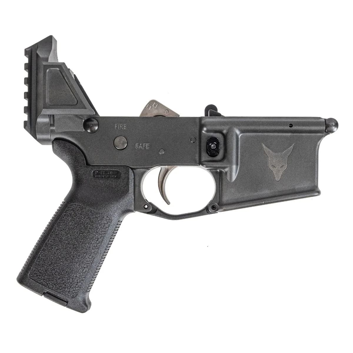 Palmetto State Armory PSA Complete Lower 300BO, JAKL, MOE EPT w/o Brace, Smoke - Lower Receiver for AR-15 - view 1