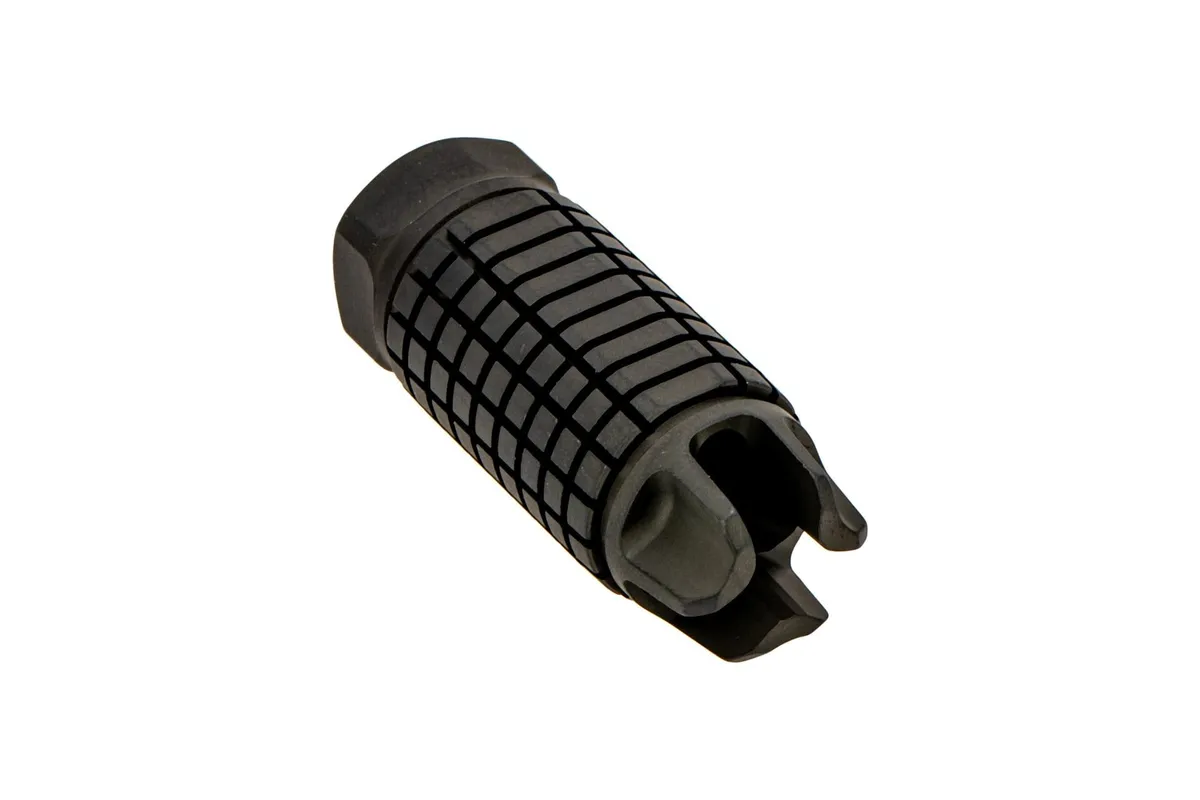 Precision Armament Efab Hybrid 5.56 Muzzle Brake - 1/2x28 - Black - Muzzle Device for AR-15 - view 2