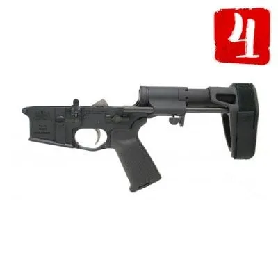 Palmetto State Armory PSA AR-15 Complete MOE EPT Pistol Lower with SBA3 Brace, FDE - 5165448421 - Lower Receiver for AR-15 - view 2