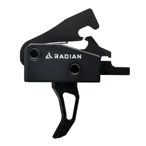 Radian Weapons Vertex Trigger, Curved, Black, Fits AR Rifles - Trigger for AR-15 - view 1