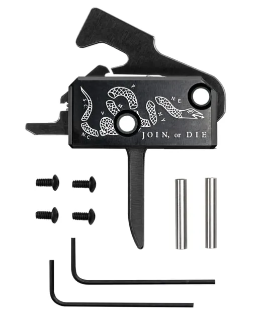 Rise Armament Super Sporting Ar15/10 Single Stage Trigger - Flat - Dtom Special Edition - Trigger for AR-15 - view 1