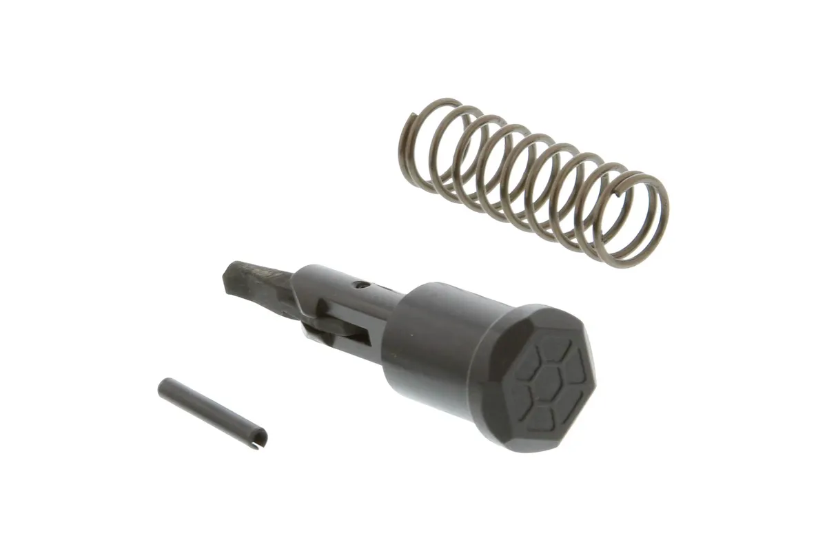 Strike Industries Ar Forward Assist With Hex Design Black - Forward Assist for AR-15 - view 1