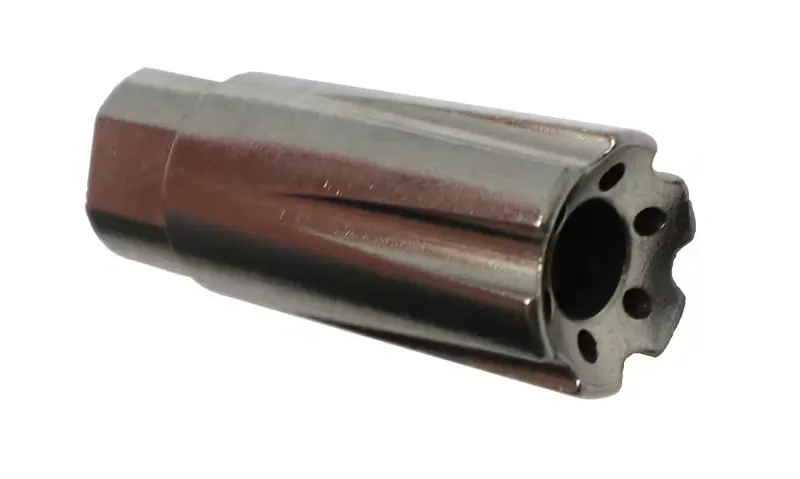 Tacfire 9mm Linear Compensator - 1/2x36 - Stainless Steel - Muzzle Device for AR-15 - view 1