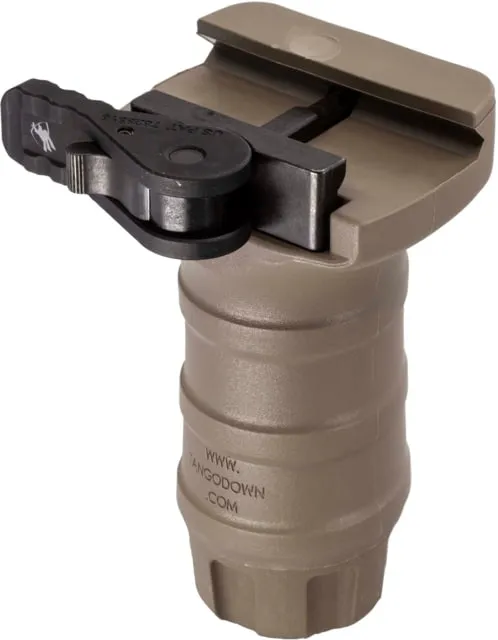 Tangodown American Defense Manufacturing Battlegrip QD Short Vertical Grip Standard Legacy Lever Flat Dark Earth - Foregrip for AR-15 - view 1