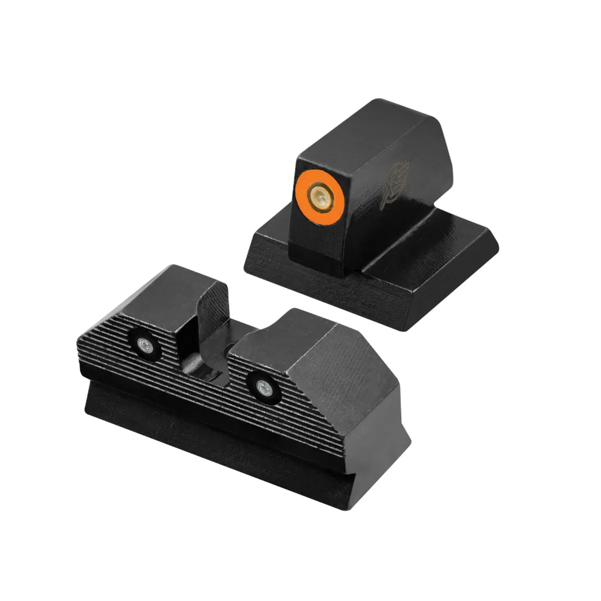 XS Sights R3D 2.0 Night Sight Set - Front/Rear Green/Green for High-Performance Visibility - GL-R204P-6N - Iron Sights for AR-15 - view 1