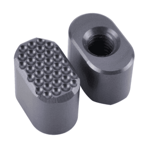 Phase 5 PMR Dimpled Magazine Release, Gray - PMR-GREY DIMPLED