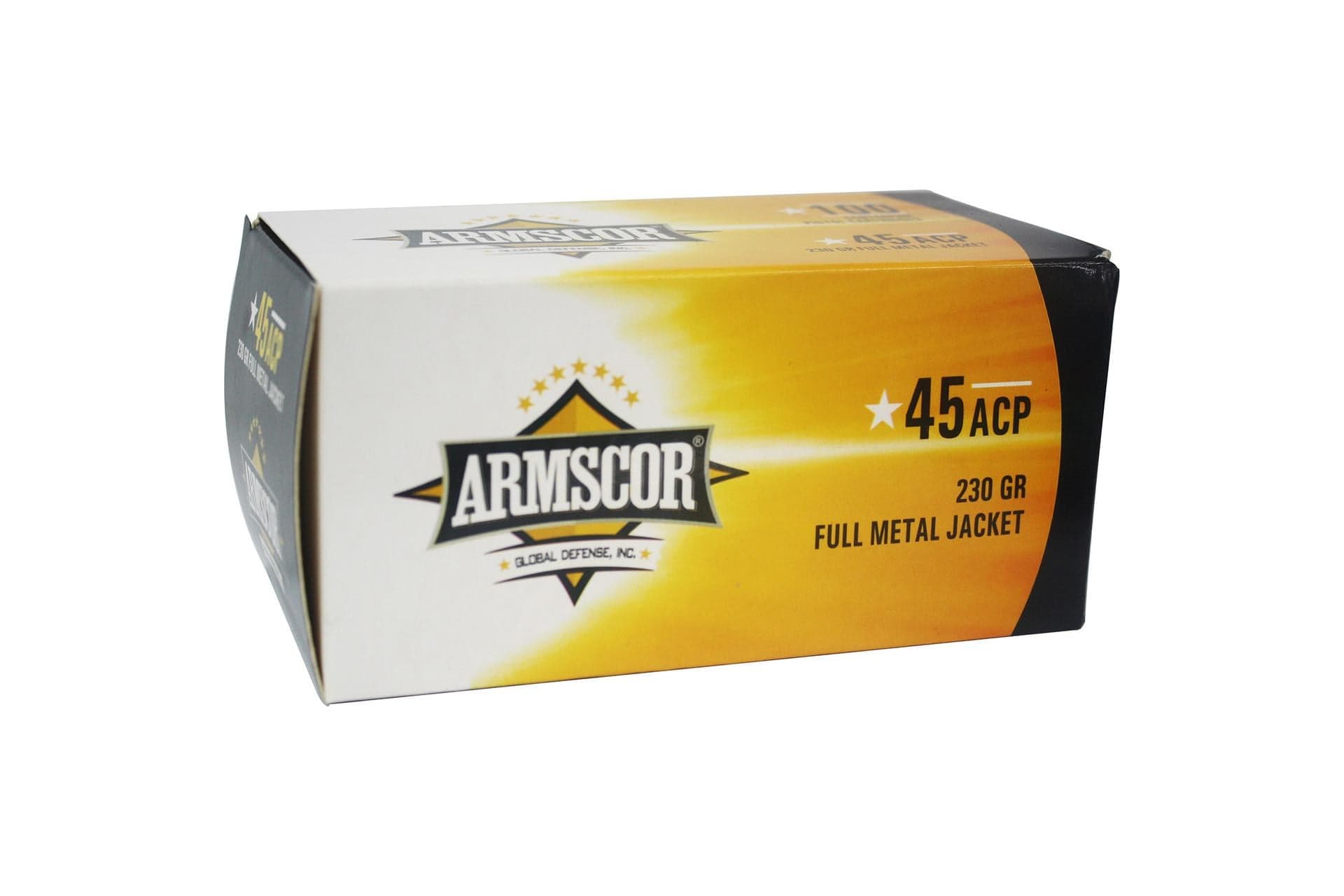 Armscor 45ACP 50443 230 Grain Full Metal Jacket Ammunition Handgun Ammo - 1200 Rounds