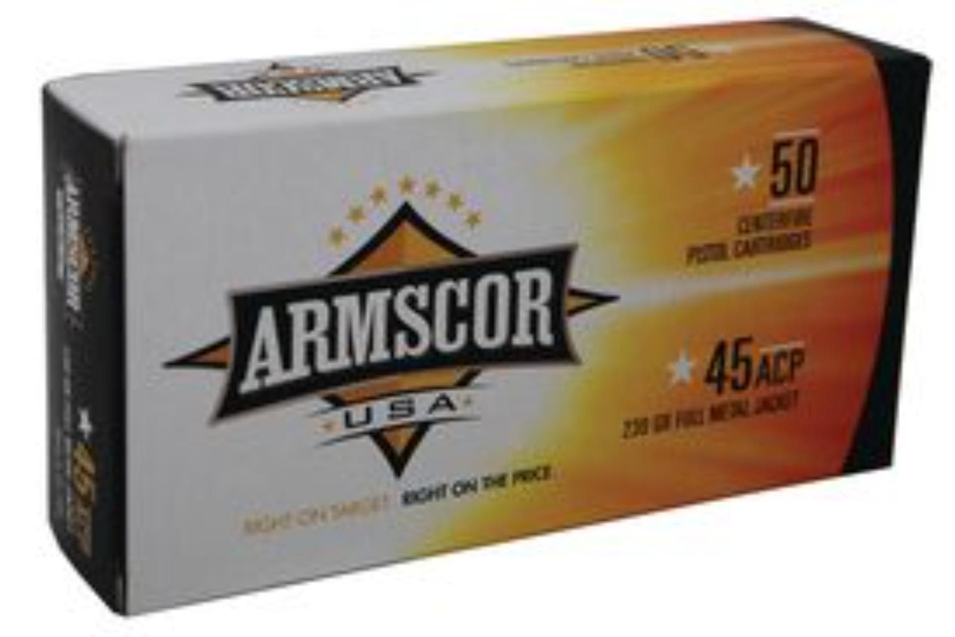 Armscor FAC45-12N 45 ACP 230 Grain Full Metal Jacket Handgun Ammo - 1000 Rounds