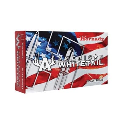 Hornady 8047 American Whitetail 243 Win 100 gr InterLock Boat-Tail Soft Point 200 Rd