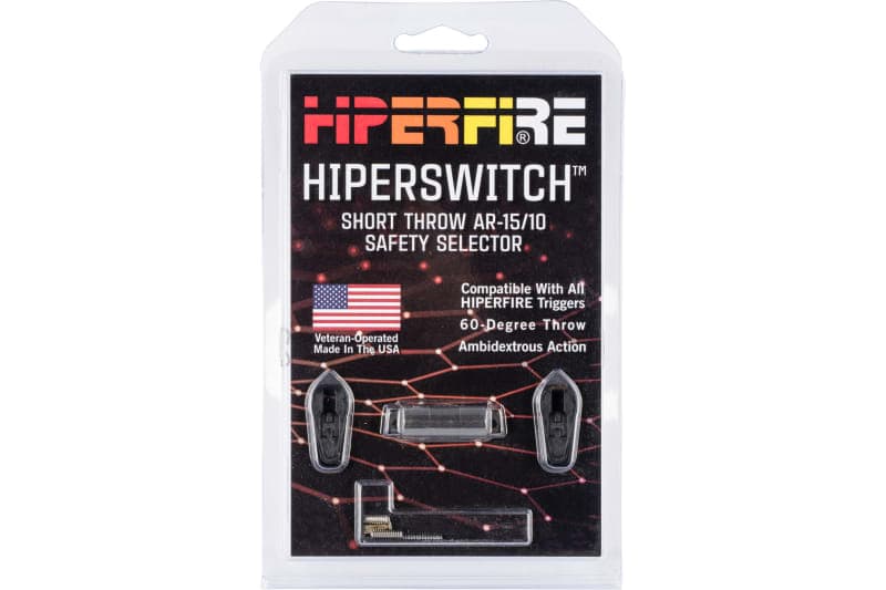 Hiperfire Hiperfire Hiperswitch 60 Degree Ambidextrous Safety Selector - Black - view 1