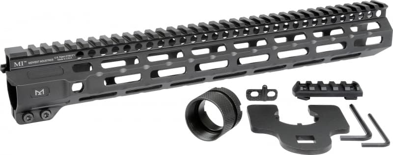 Midwest Industries Midwest Industries, Inc. Combat Handguard M-Lok Aluminum 14" Black - view 1