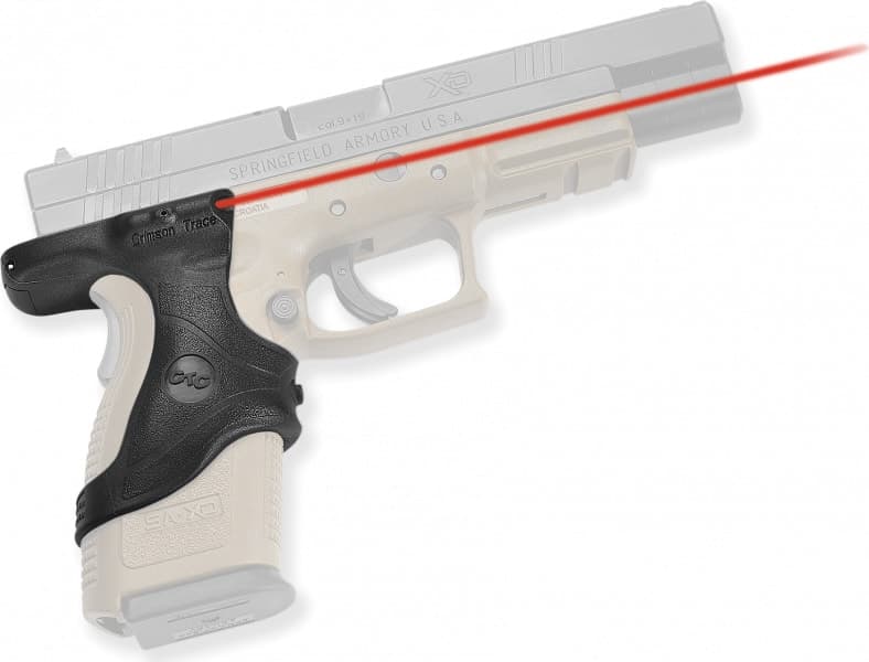Crimson Trace Crimson Trace Front Activation Laser Grip for Springfield Armory XD9 and XD40 Pistols, Black - LG-446 - view 1