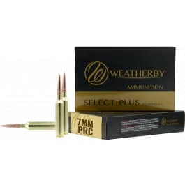 Weatherby F7PRC150SCO Select Plus 7mm PRC, 150 gr, 20 Per Box/ 10 Cs - 20rd Box
