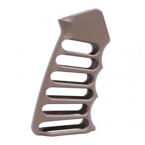 Guntec USA Guntec Usa Ultralight Series Gen 2 Skeletonized Aluminum Pistol Grip - Flat Dark Earth - view 1