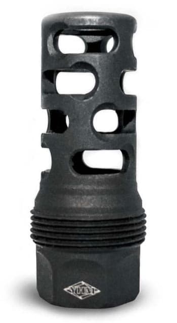 Yankee Hill Machine Yankee Hill Machine sRx Short Muzzle Brake - 11/16"-24 tpi, Black Power - YHM-4445-MB-24B - view 2