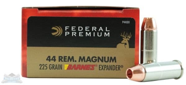 Federal .44 Mag 225gr Barnes Expander 20 Rounds Ammunition - P44XB1