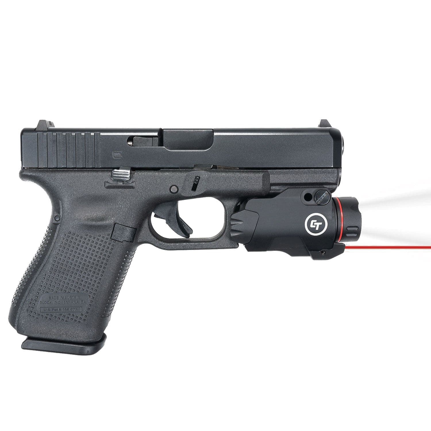 Crimson Trace Crimson Trace CMR-207G Rail Master Pro Universal Red Laser Sight and Tactical Light - 400 Lumens - view 4