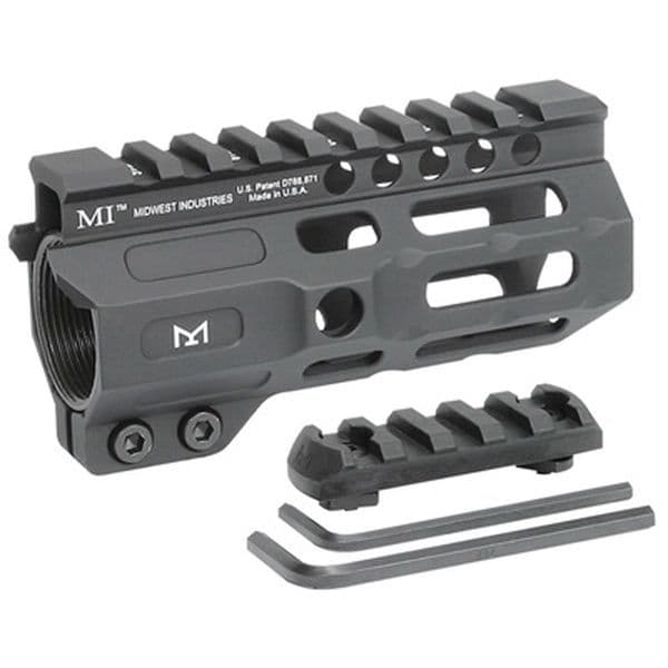 Midwest Industries Midwest Industries, Inc. Combat Handguard M-Lok Aluminum 4.5 Black - view 1