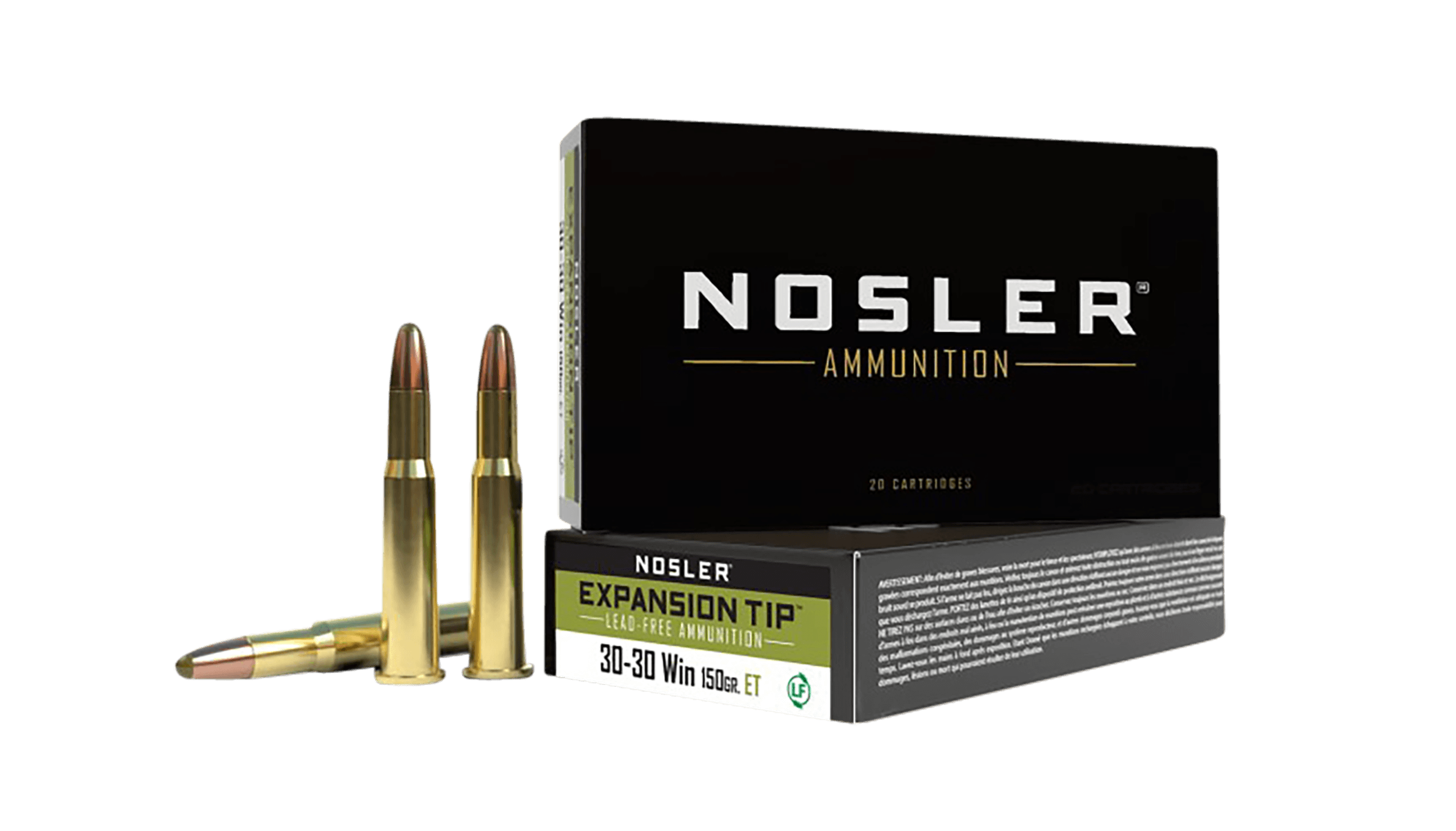 Nosler E-Tip 30-30 Win 150 Gr Lead-Free Expansion Tip (Box)