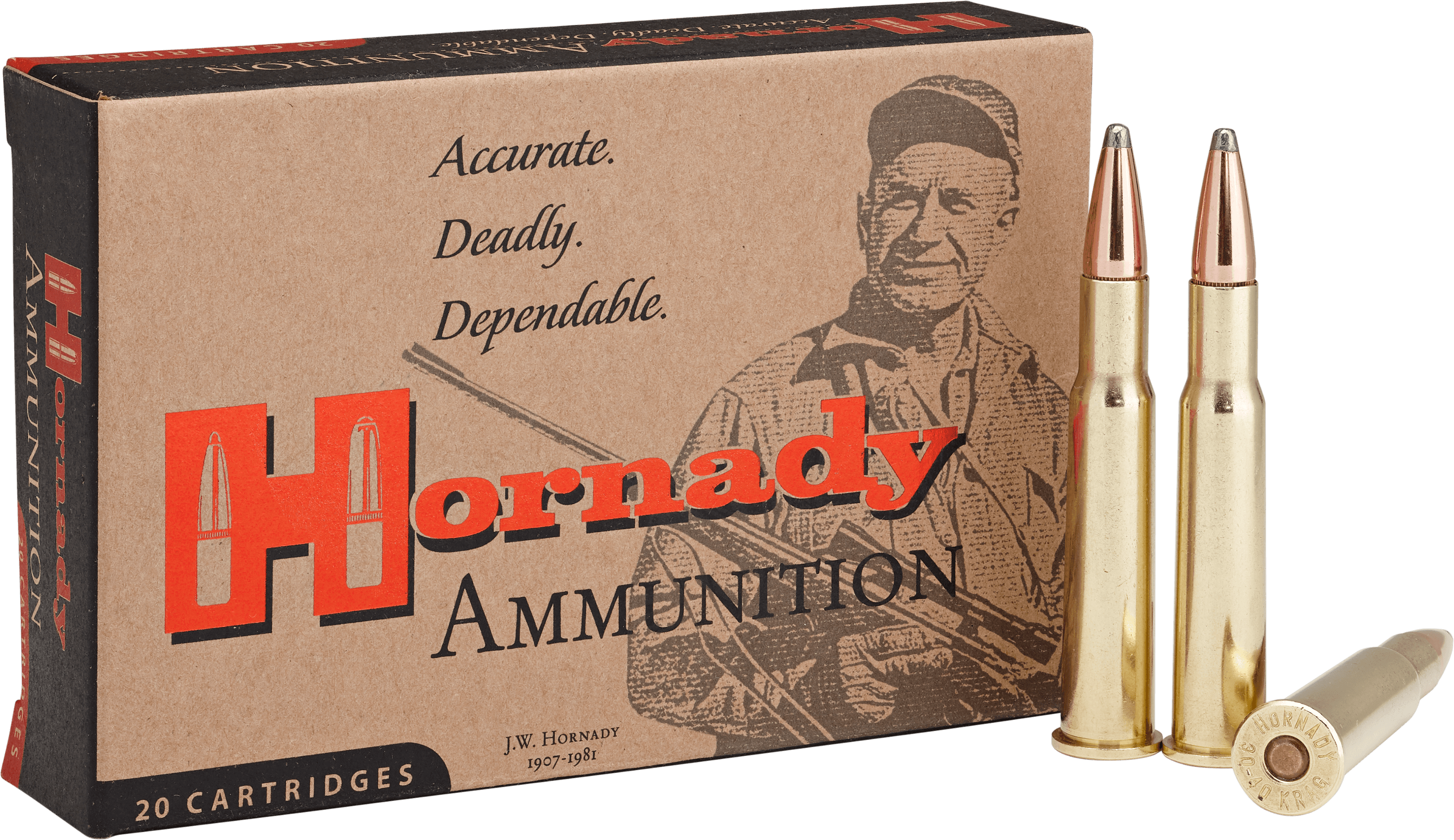 Hornady Custom 30-40 Krag 180 Gr Spire Point (Box)