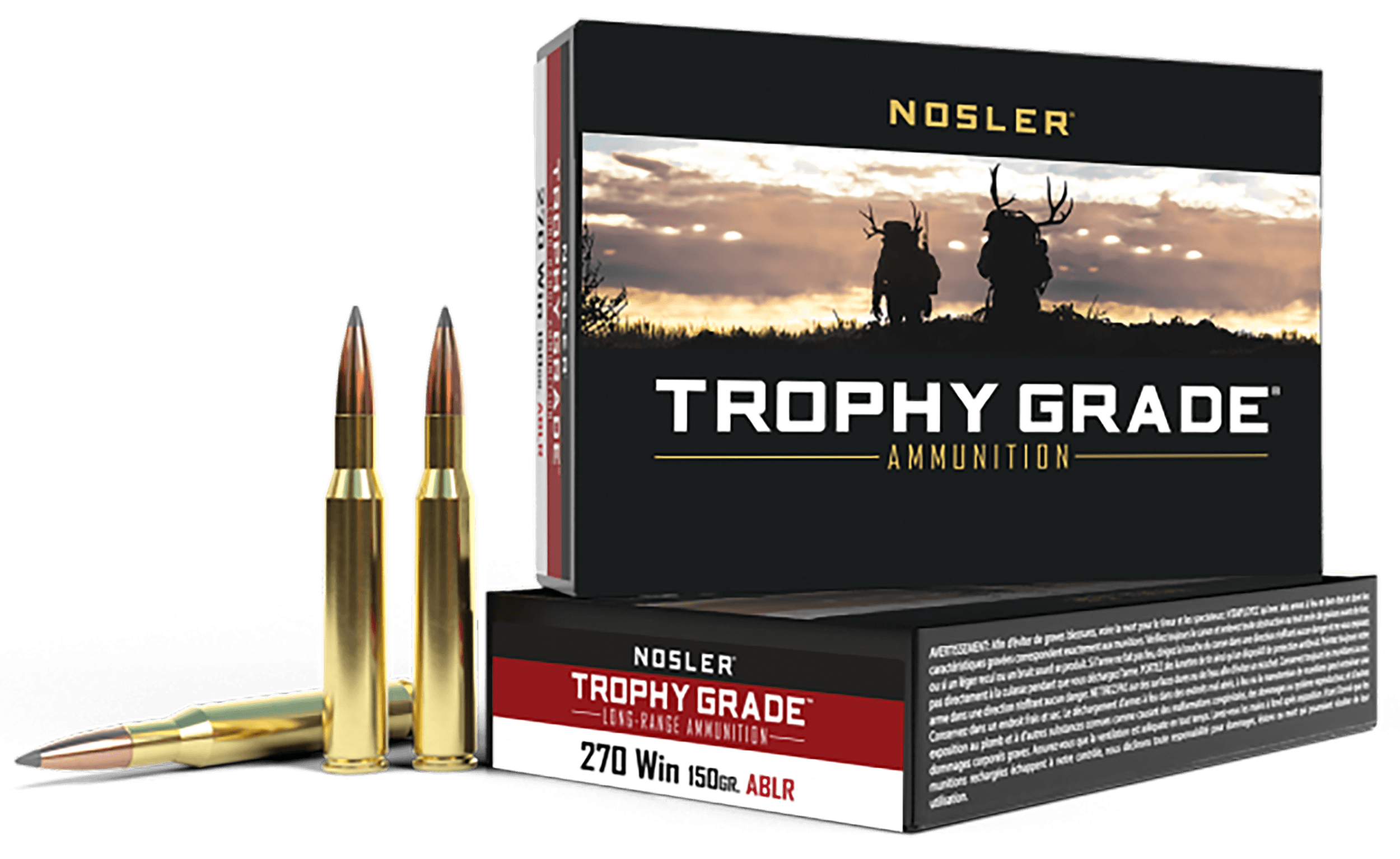 Nosler Trophy Grade 270 Win 150 Grain Nosler Spitzer AccuBond Long Range (Box)