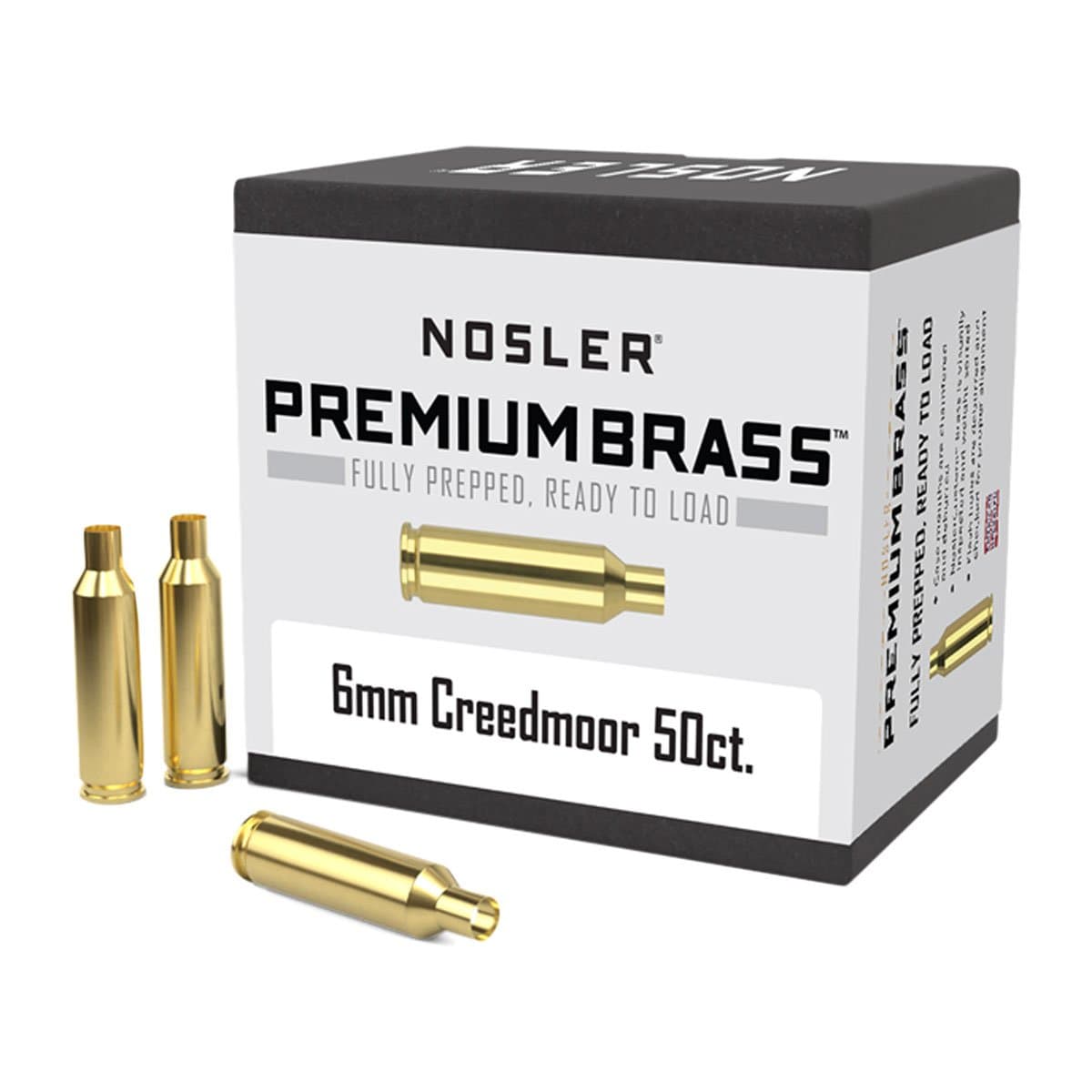 6mm Creedmoor Large Primer Brass Case 50/Box
