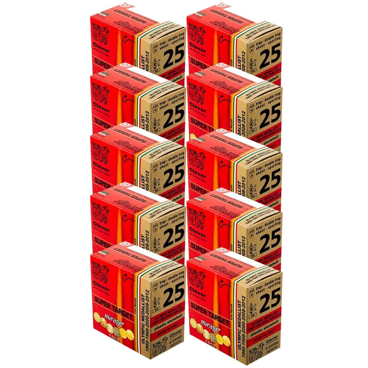 Mirage Super Target T1 28 GA 2-3/4" 3/4oz #8 Shot 250/Case