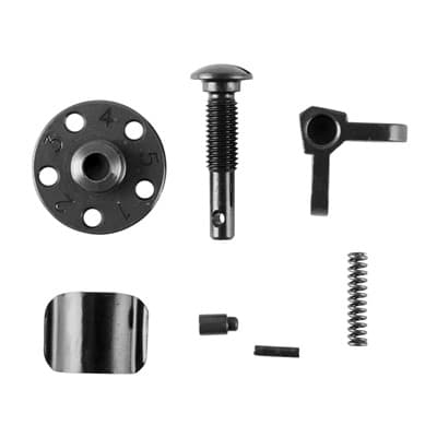 Luth-Ar Llc Ar-15 Adjustable Rear Sight Assembly Black